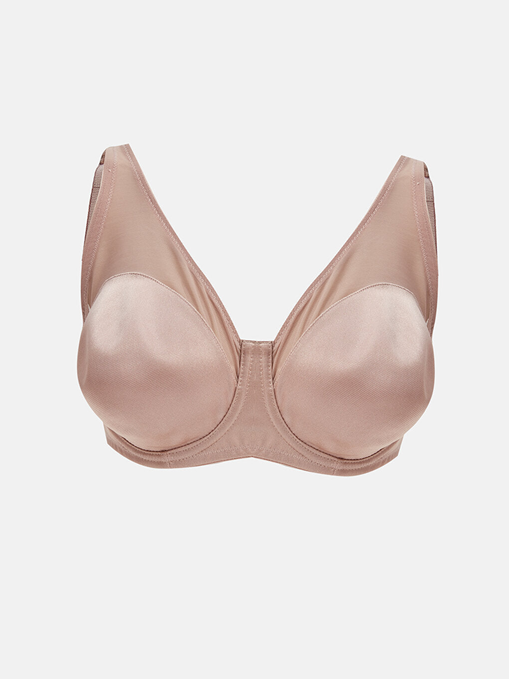 Underwired, Unpadded, Plain Compression Bra