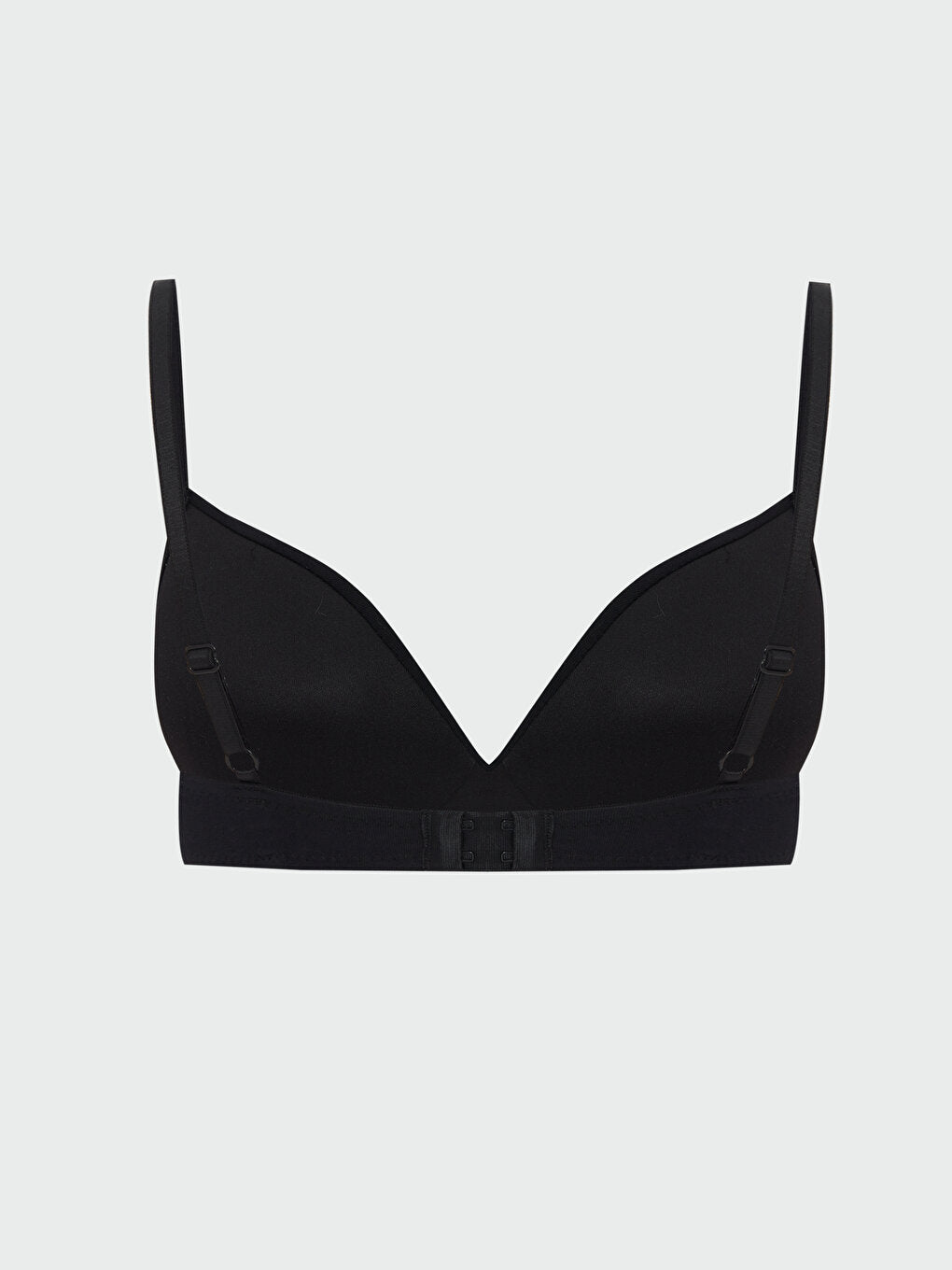 Non-wired, unpadded plain bra