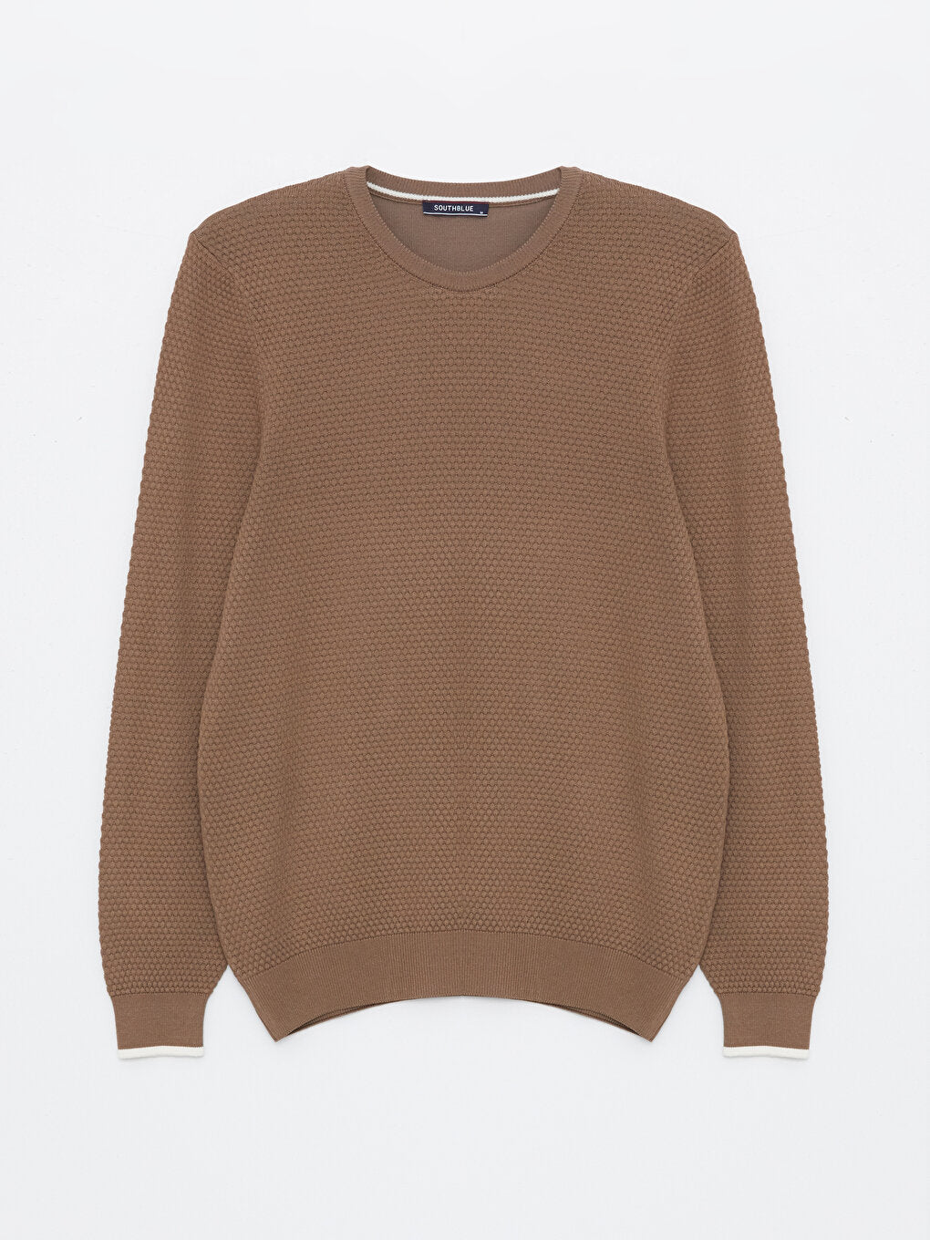 Crew Neck Long Sleeve Men's Knitwear Sweater