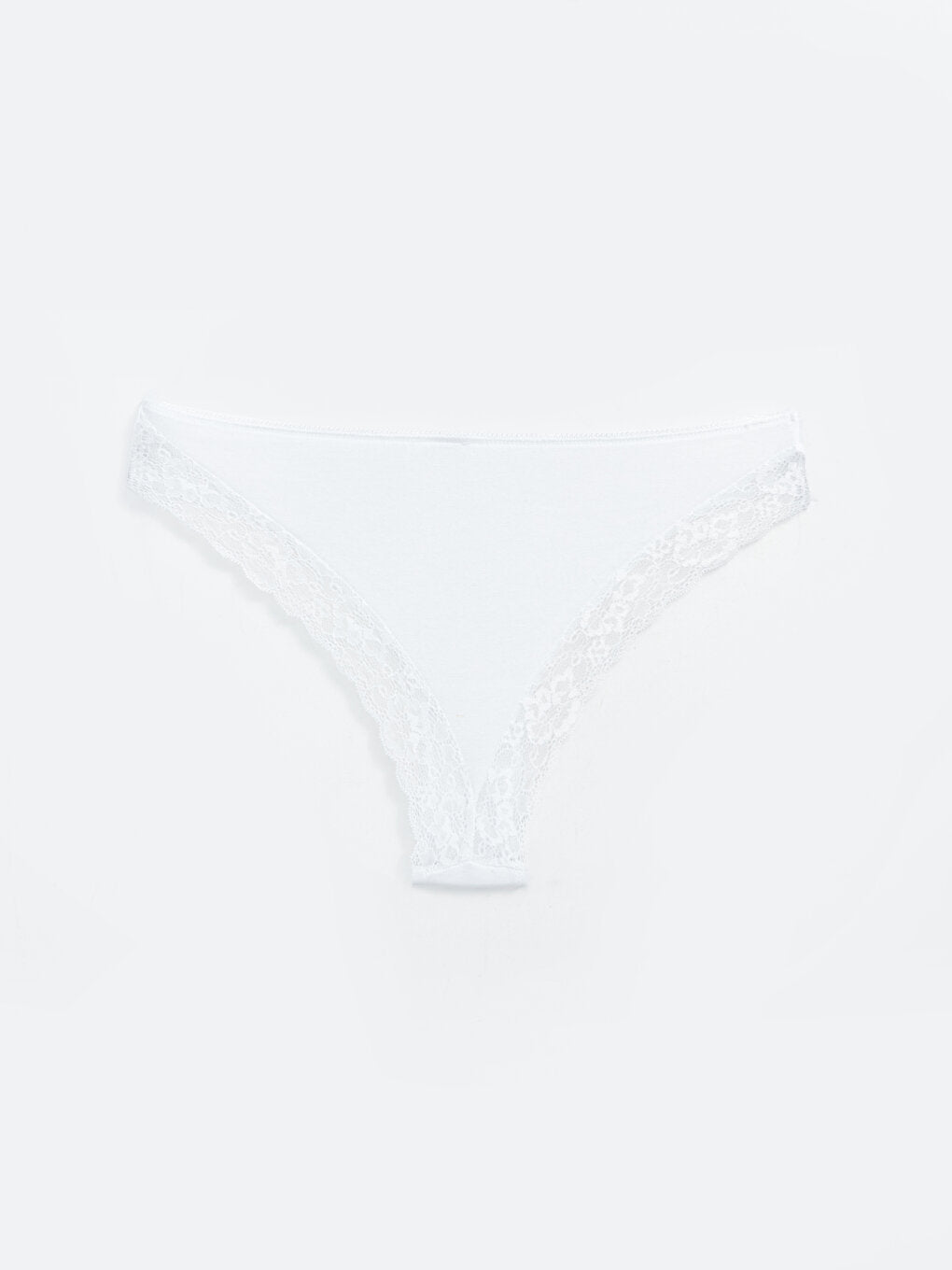 Lace Detailed Brazilian Panties 3 Pack