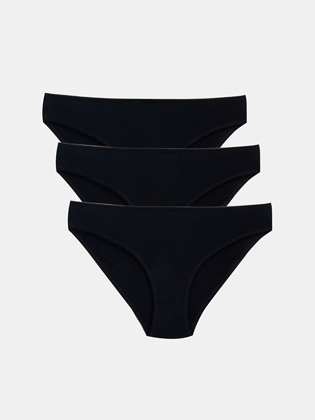 Plain Bikini Panties 3 Pack