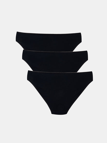 Plain Bikini Panties 3 Pack