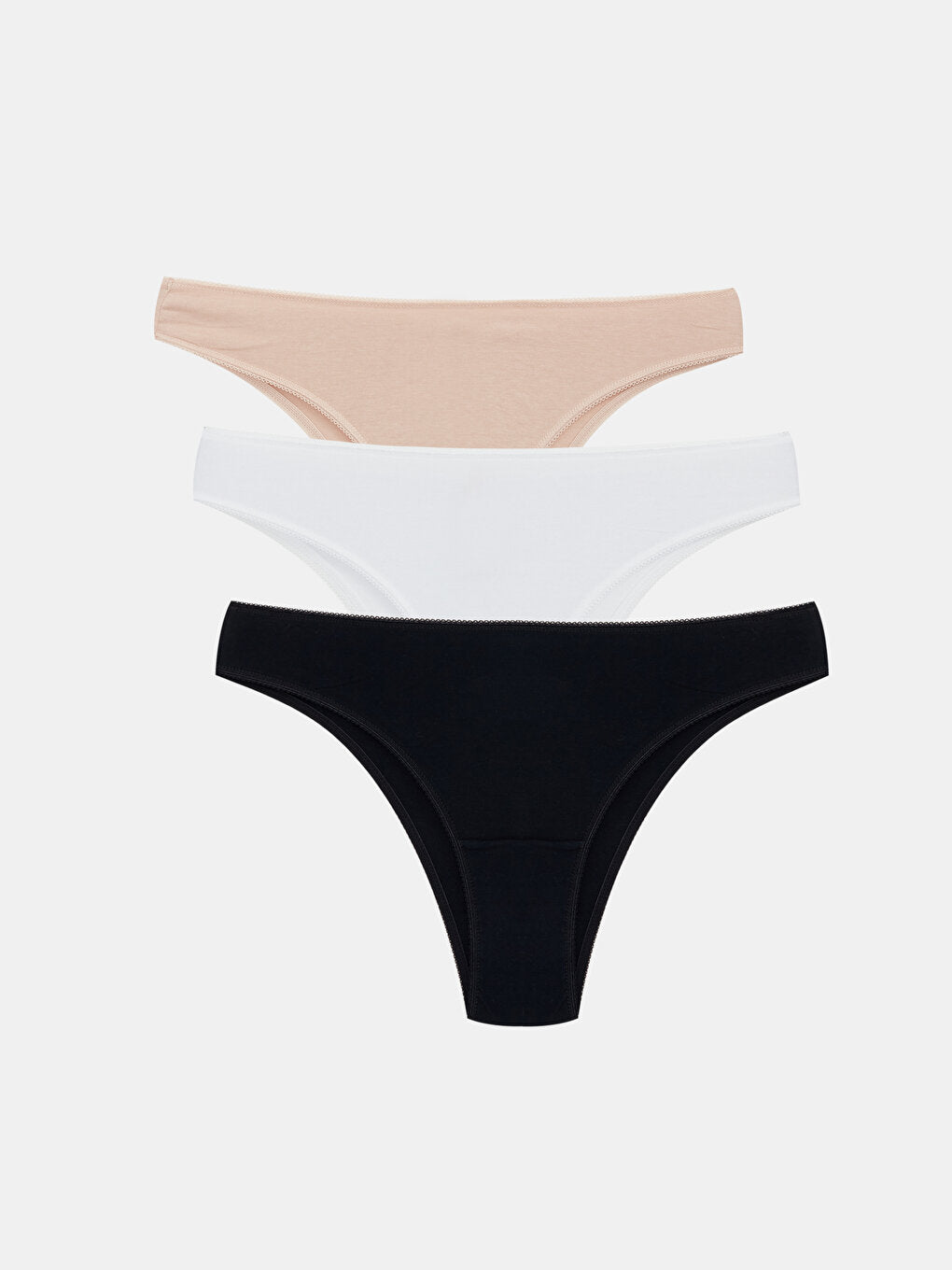 Plain Brazilian Panties 3 Pack