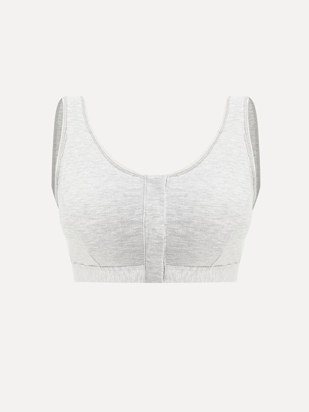 Non-wired, unpadded plain bra