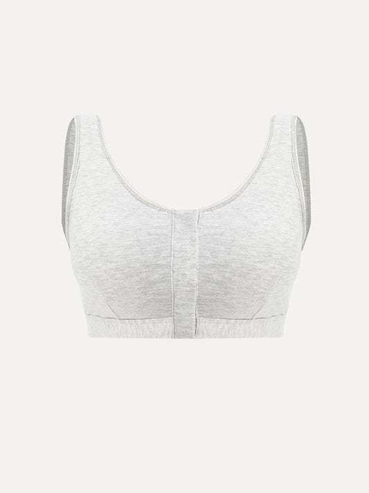 Non-wired, unpadded plain bra