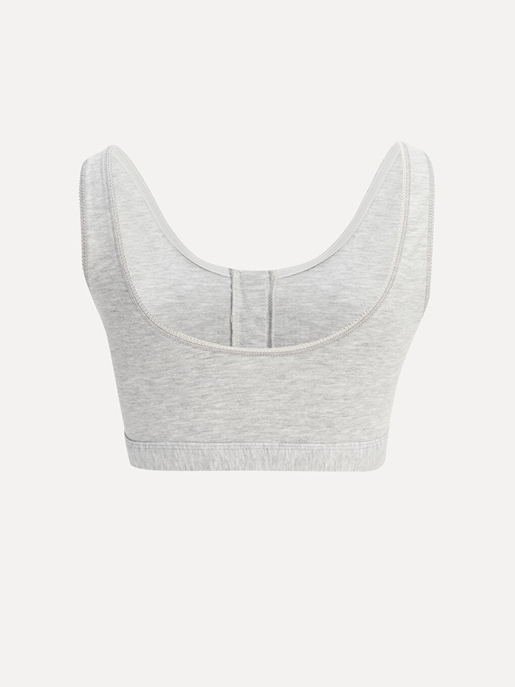 Non-wired, unpadded plain bra