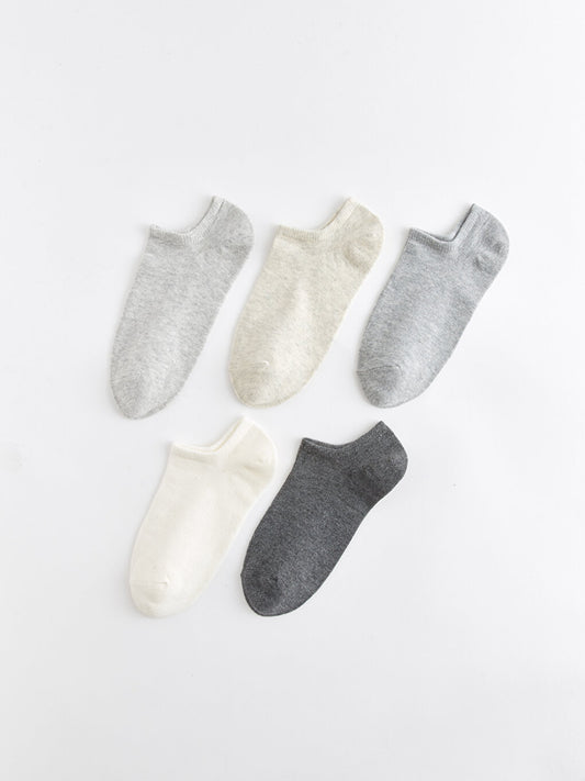 Women's Flat Booties Socks Pack of 5