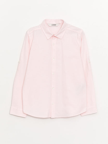 Basic Long Sleeve Boy's Shirt