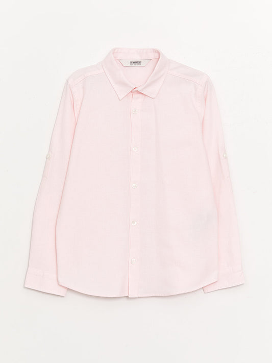 Basic Long Sleeve Boy's Shirt