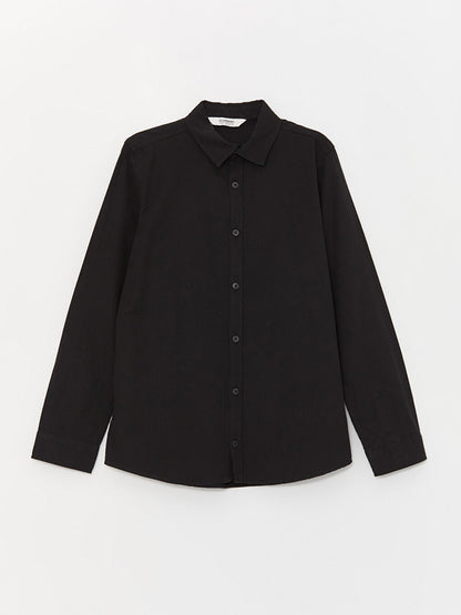 Basic Long Sleeve Boy's Shirt