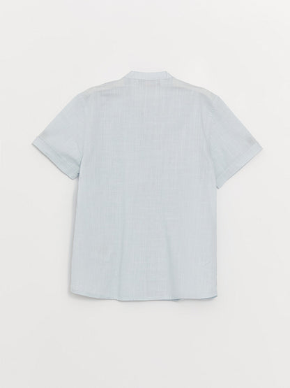 Judge Collar Basic Short Sleeve Boy's Shirt