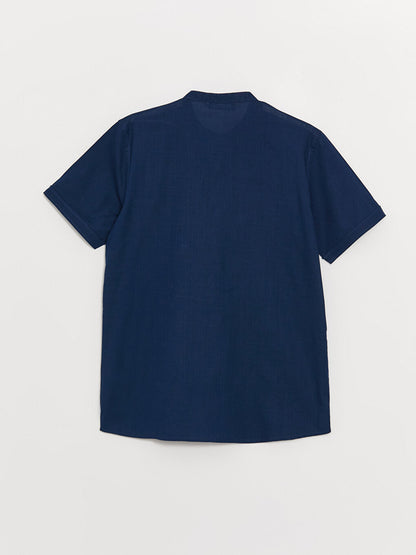 Judge Collar Basic Short Sleeve Boy's Shirt