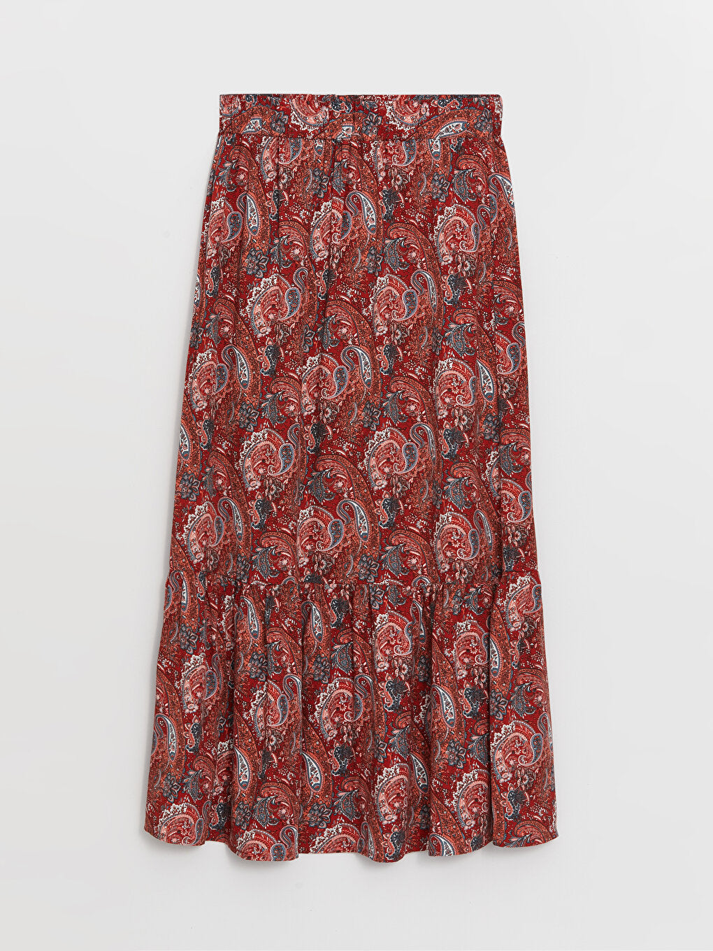 Comfortable Patterned Women's Skirt with Elastic Waist