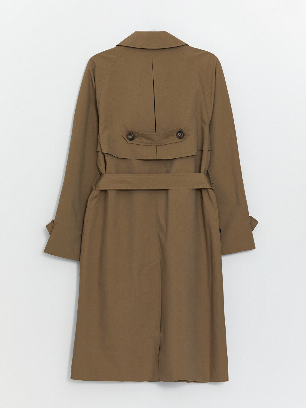 Women's Jacket Collar Plain Trench Coat