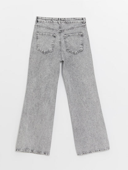 Wideleg Women's Jean Trousers