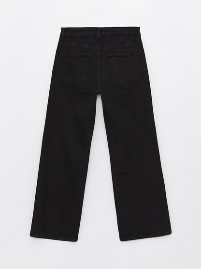 Wideleg Women's Jean Trousers