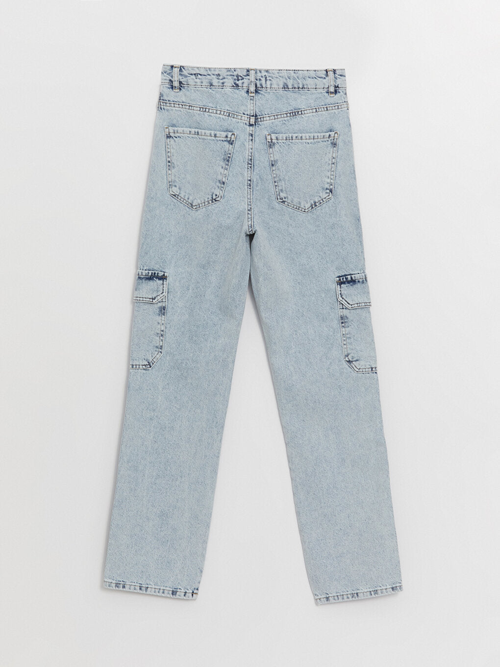 Straight Fit Women's Cargo Jeans