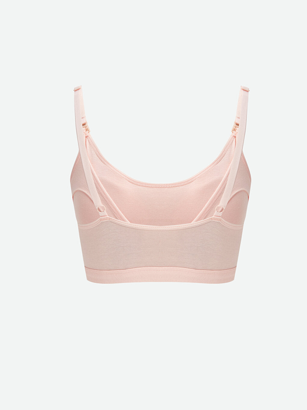 Non-wired, unpadded plain nursing bra