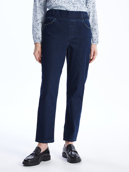 Straight Fit Women's Jean Trousers