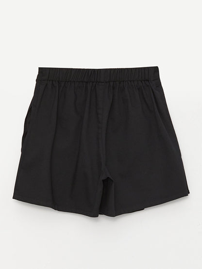 Girl's Short Skirt with Elastic Waist