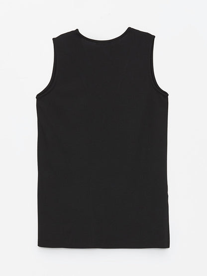 Women's V-Neck Plain Vest