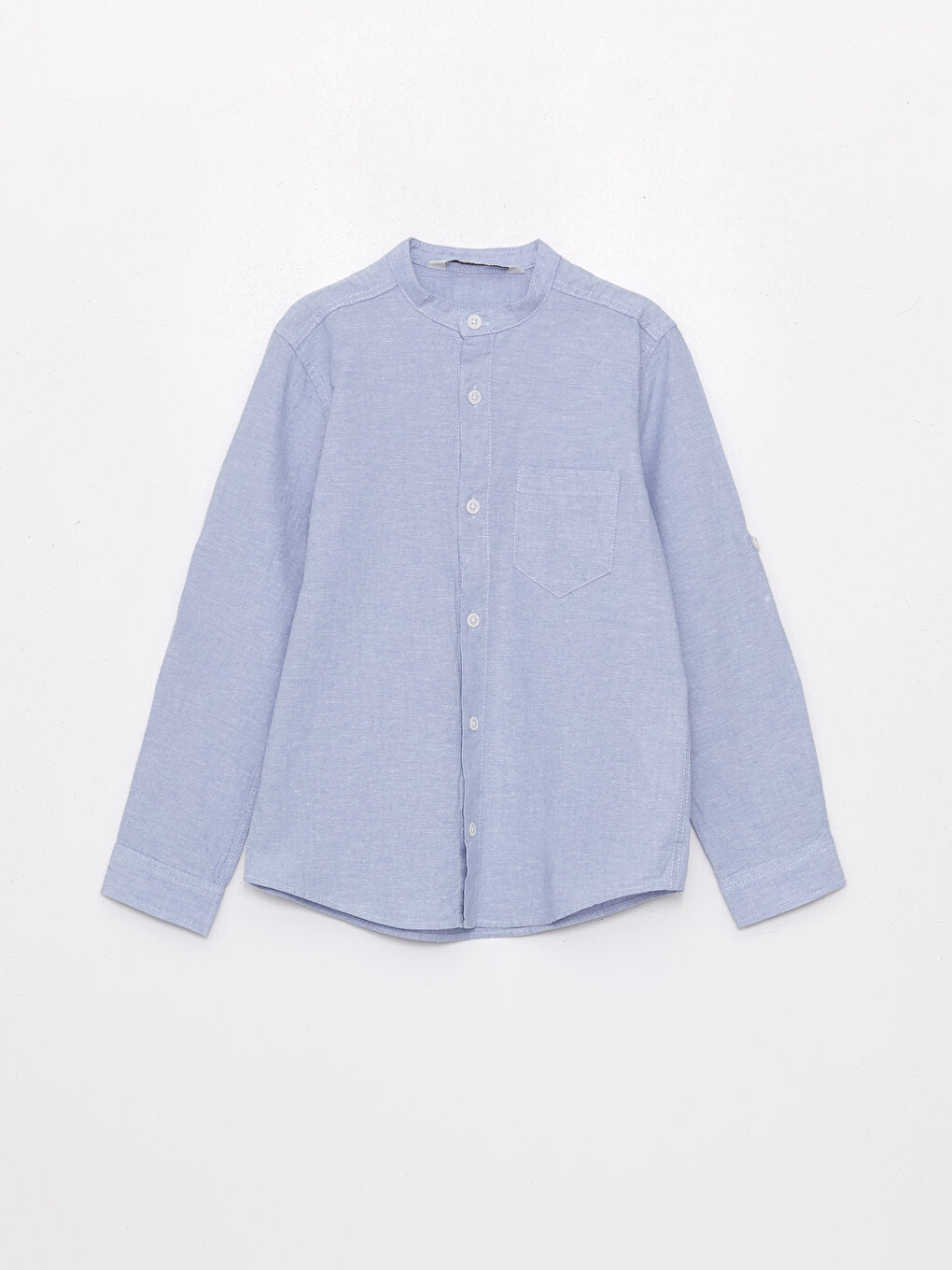 Judge Collar Linen Blend Boy's Shirt