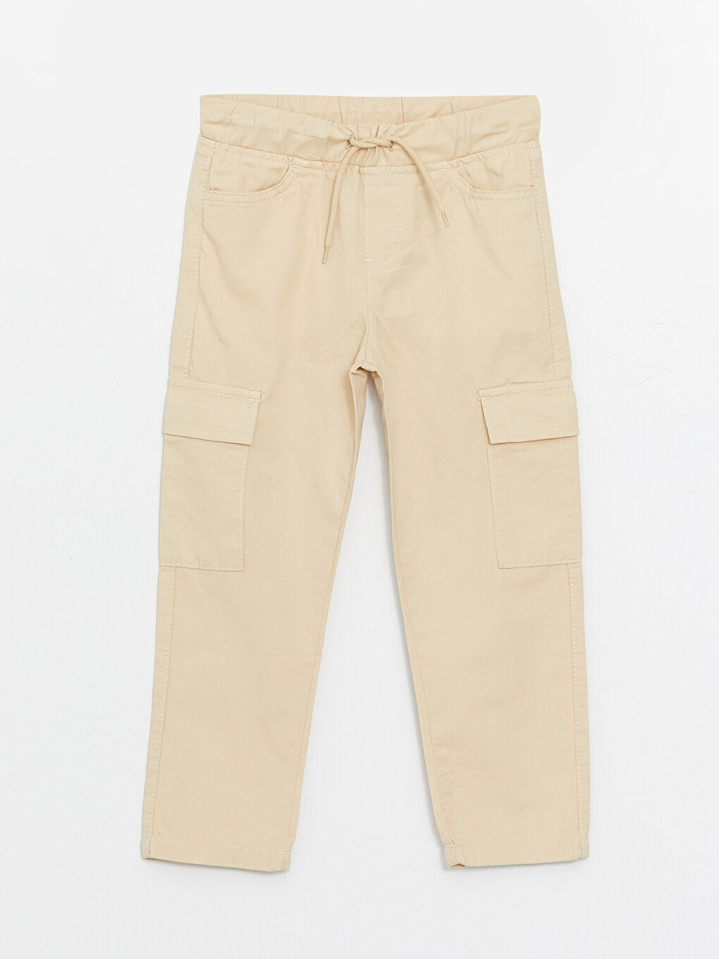 Boys' Cargo Pants with Elastic Waist