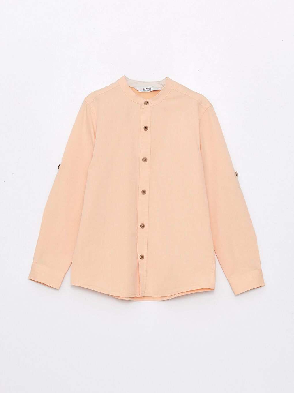 Judge Collar Basic Long Sleeve Boy's Shirt