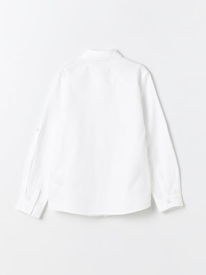 Basic Long Sleeve Boy's Shirt