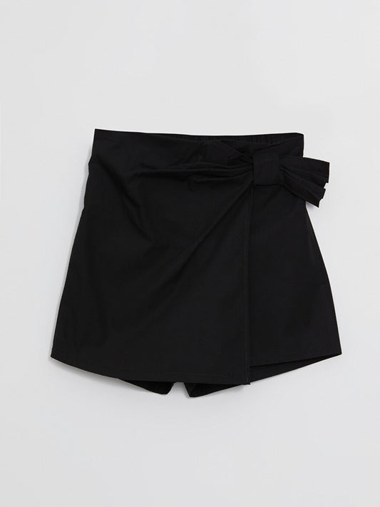 Girl's Short Skirt with Elastic Waist