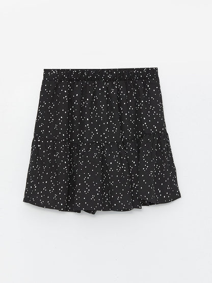 Girls' Shorts Skirt with Elastic Waist