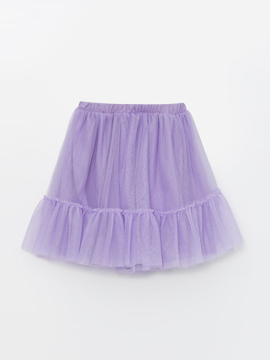 Girl's Tutu Skirt with Elastic Waist