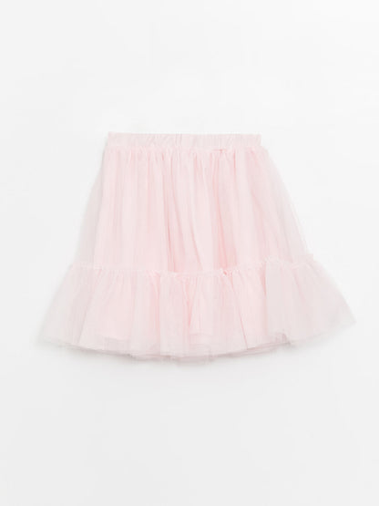 Girls' Tutu Skirt with Elastic Waist