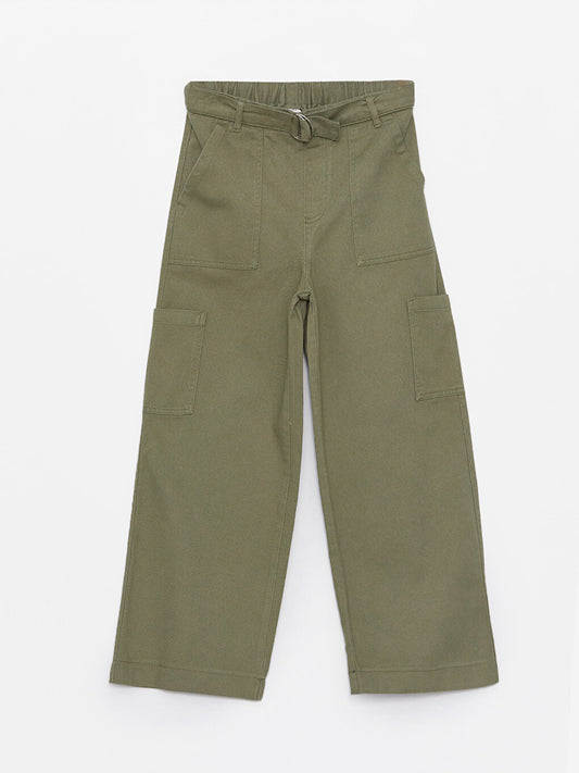 Wideleg Girl's Cargo Pants