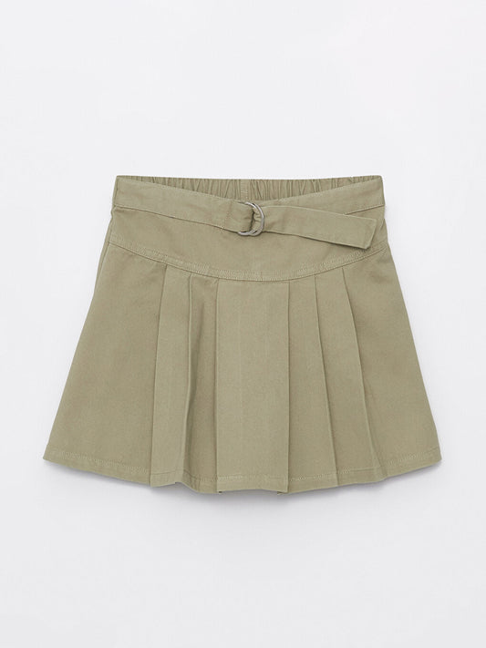 Girl's Short Skirt with Elastic Waist