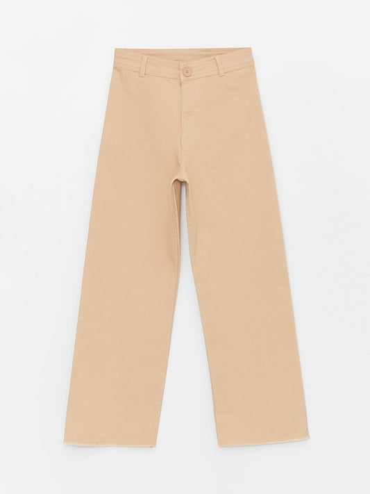 Wideleg Girls' Trousers