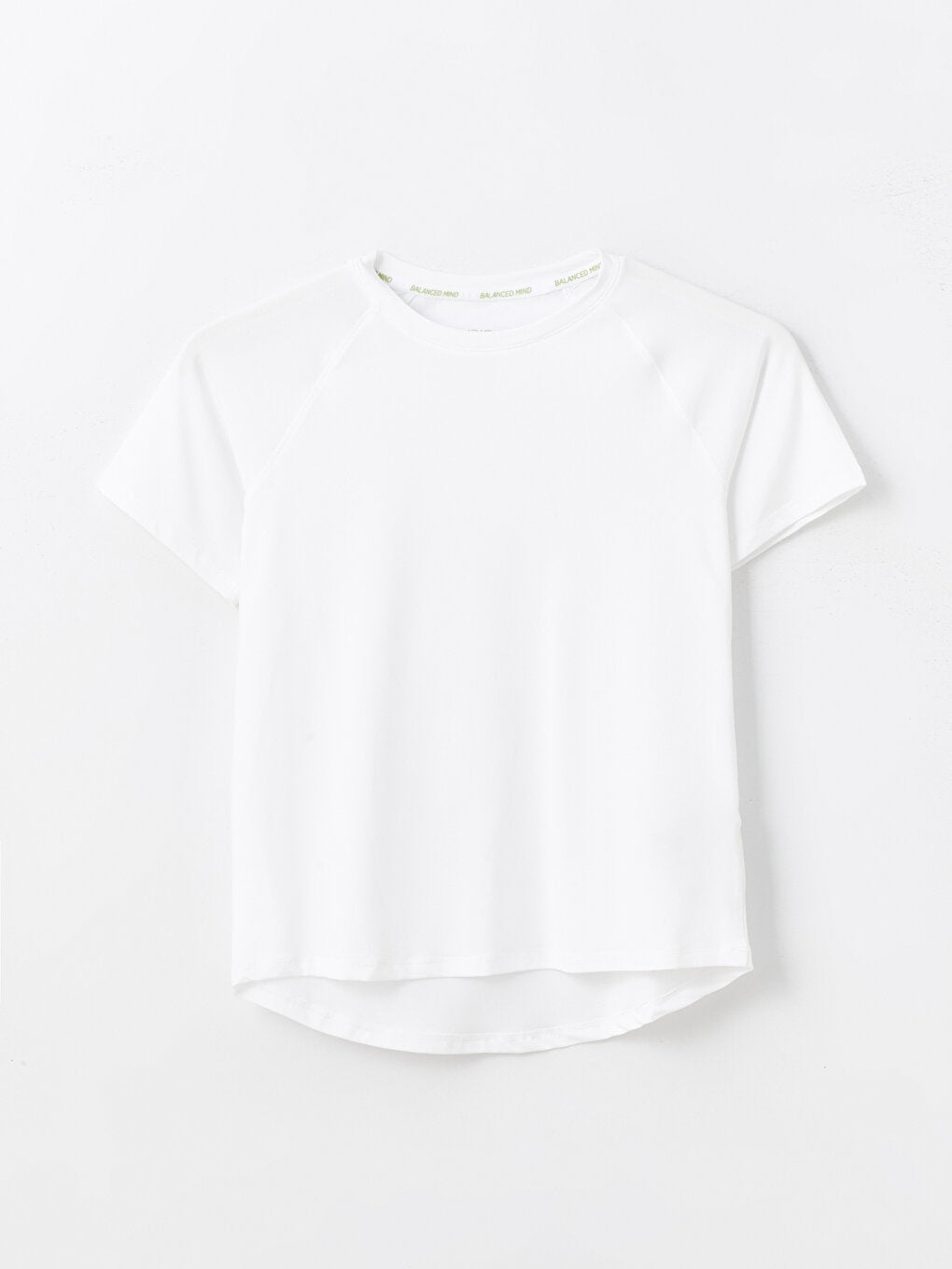 Crew Neck Plain Short Sleeve Women's T-Shirt