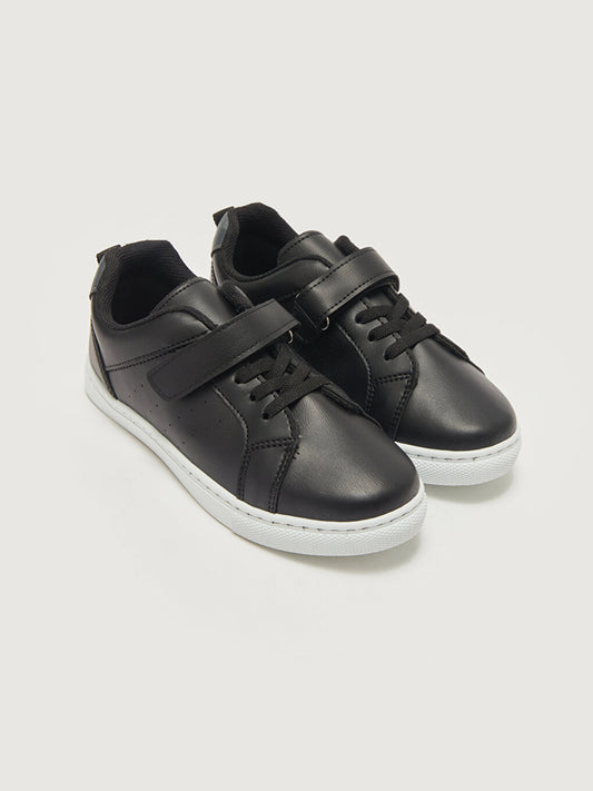 Leather Look Boys' Sports Shoes