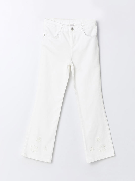 Flared Leg Girls' Trousers