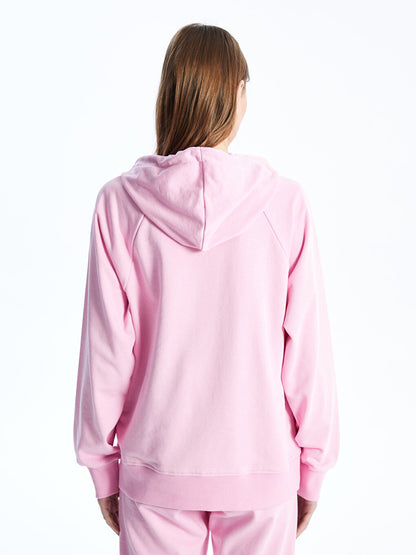 Plain Long Sleeve Oversize Women's Hoodie