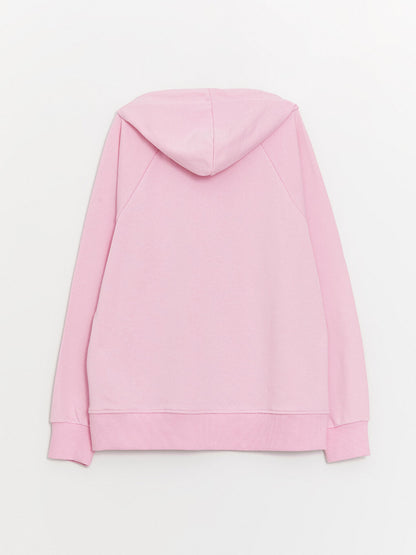 Plain Long Sleeve Oversize Women's Hoodie