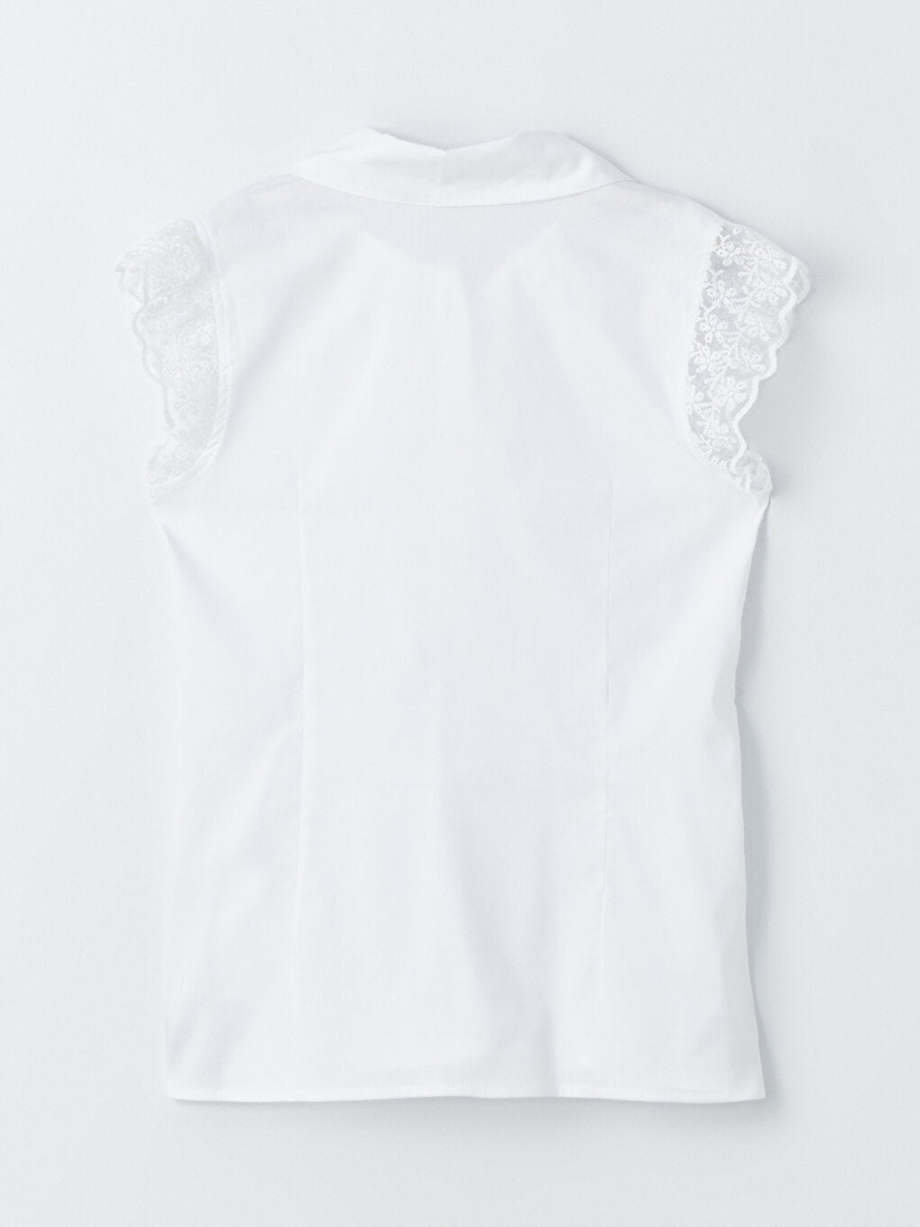 Lace Detailed Girl's Shirt