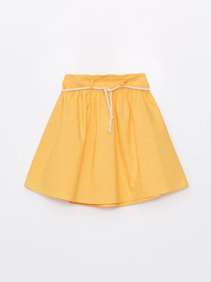 Girls' Skirt with Elastic Waist