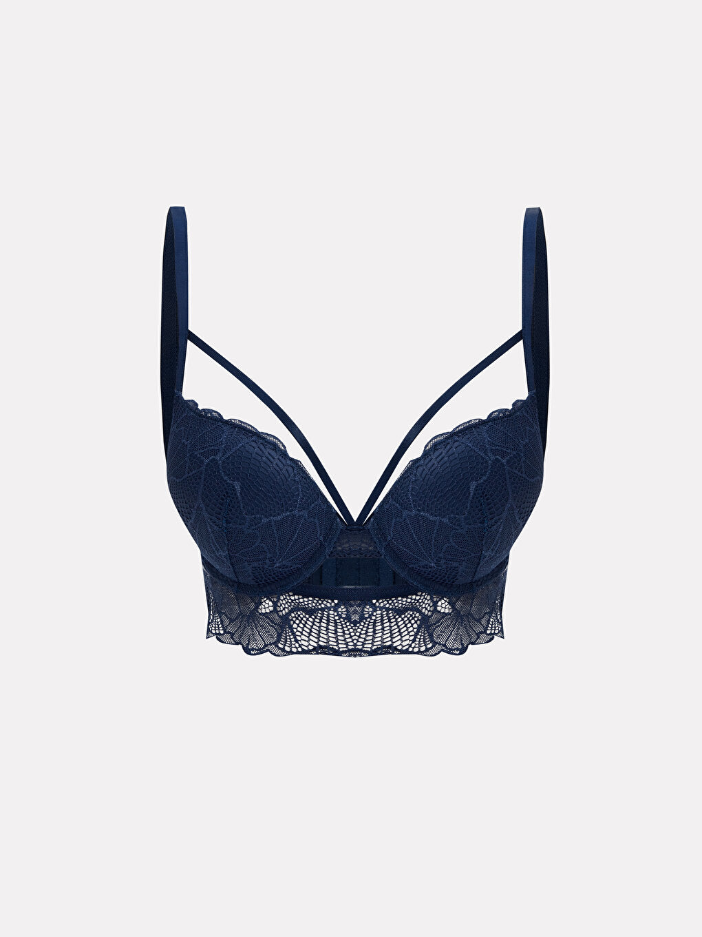 Underwire Padded Lace T-Shirt Bra