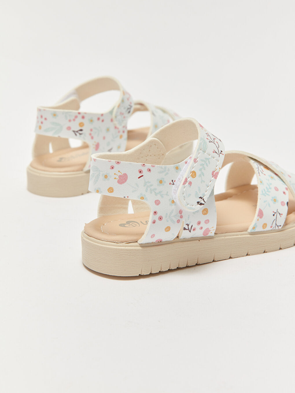 Velcro Printed Girls Sandals