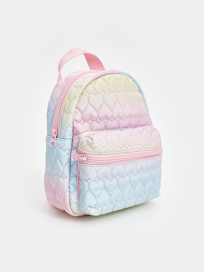 Heart Patterned Girl's Backpack