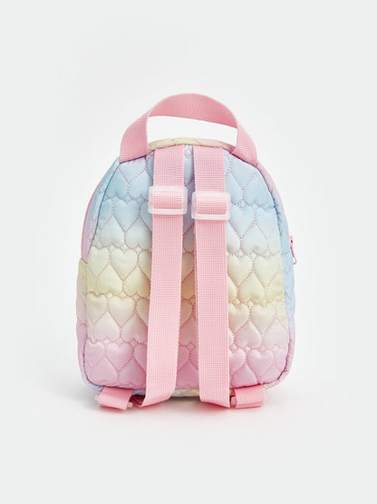 Heart Patterned Girl's Backpack