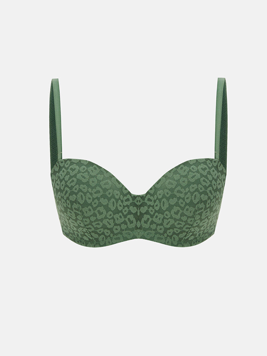 Underwire Unpadded Lace Strapless Bra