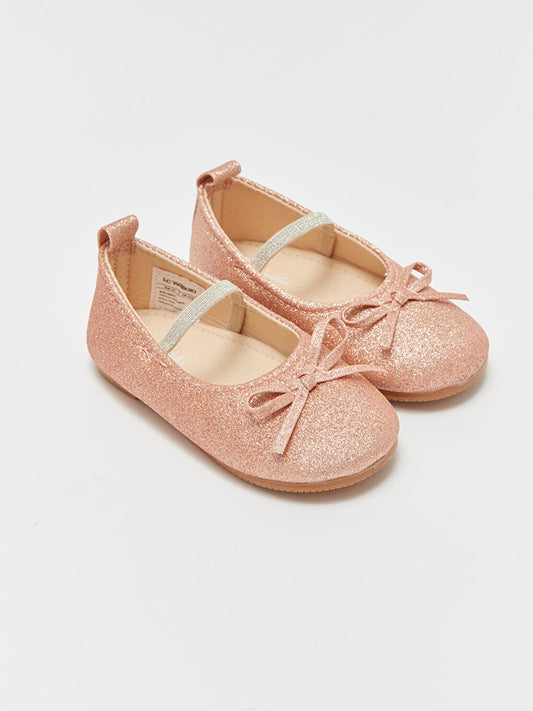 Baby Girl Ballerinas with Bow Detail