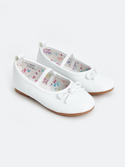 Baby Girl Ballerinas with Bow Detail